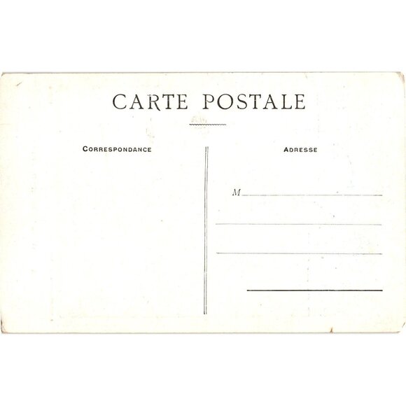 Vintage French Postcard Avignon Palais Des Papes Architectural Artwork - Picture 2 of 2